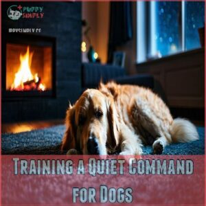 Training a Quiet Command for Dogs