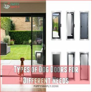 Types of Dog Doors for Different Needs