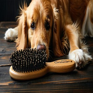 14. Chris Christensen Oval Pin Dog Brush