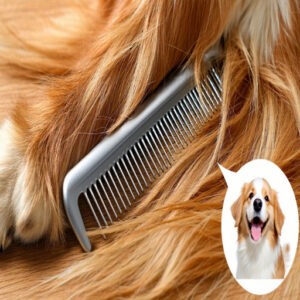 6. Pet Grooming Comb for Tangles and Knots