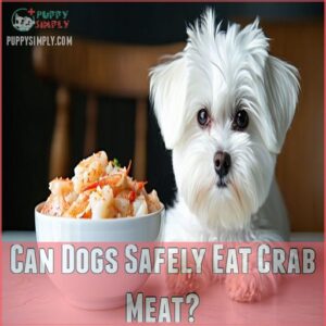 Can Dogs Safely Eat Crab Meat