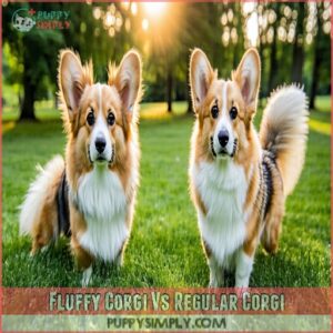 Fluffy Corgi Vs Regular Corgi