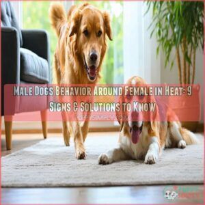 male dogs behavior around female in heat male dogs behavior around female in heat