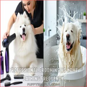 Professional Grooming Vs Home Bathing Frequency