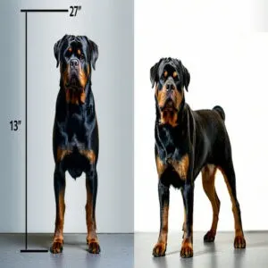 Rottweiler Height Chart