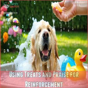 Using Treats and Praise for Reinforcement