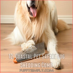 12. Coastal Pet Safari Dog Shedding Comb