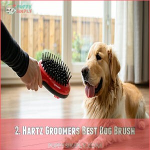 2. Hartz Groomers Best Dog Brush