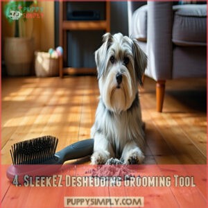 4. SleekEZ Deshedding Grooming Tool