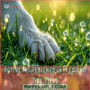 Active Ingredients in Flea and Tick Pills