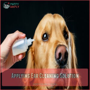 Applying Ear Cleaning Solution