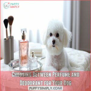 Choosing Between Perfume and Deodorant for Your Dog