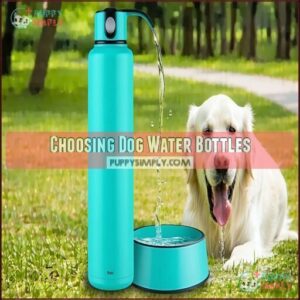 Choosing Dog Water Bottles