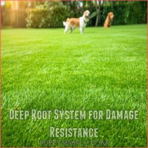 Deep Root System for Damage Resistance