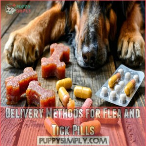 Delivery Methods for Flea and Tick Pills