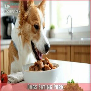 Dogs Eating Pork