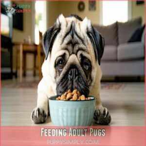 Feeding Adult Pugs