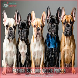 French Bulldog Color Prices