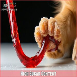 High Sugar Content