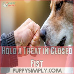 Hold a Treat in Closed Fist