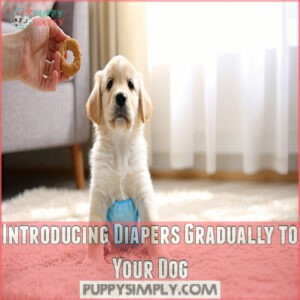 Introducing Diapers Gradually to Your Dog