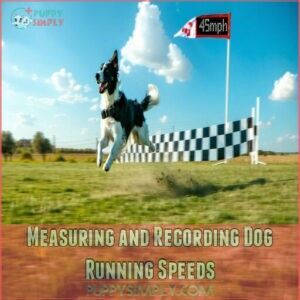 Measuring and Recording Dog Running Speeds