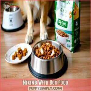 Mixing With Dog Food