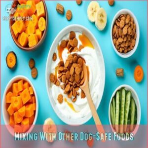 Mixing With Other Dog-Safe Foods