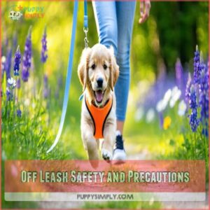 Off Leash Safety and Precautions