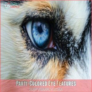 Parti-Colored Eye Features