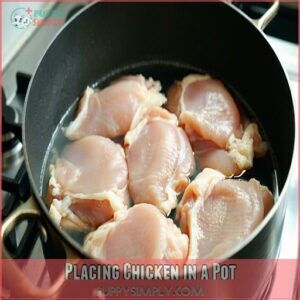 Placing Chicken in a Pot