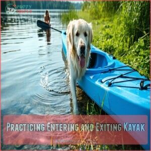 Practicing Entering and Exiting Kayak