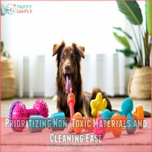 Prioritizing Non-Toxic Materials and Cleaning Ease