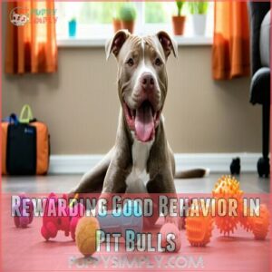 Rewarding Good Behavior in Pit Bulls