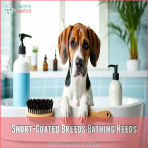 Short-Coated Breeds Bathing Needs