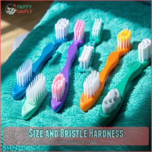 Size and Bristle Hardness