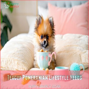 Teacup Pomeranian Lifestyle Needs