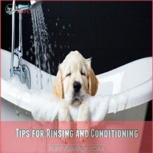 Tips for Rinsing and Conditioning