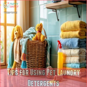 Tips for Using Pet Laundry Detergents