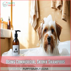 Using Commercial Skunk Shampoos