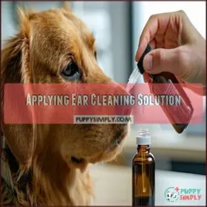 Applying Ear Cleaning Solution