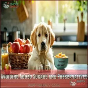 Avoiding Added Sugars and Preservatives