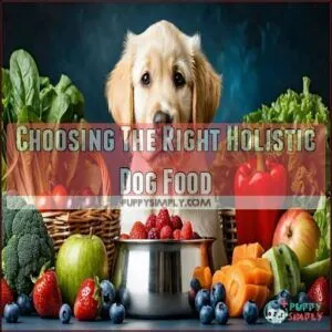 Choosing The Right Holistic Dog Food