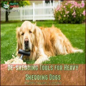 De-shedding Tools for Heavy Shedding Dogs