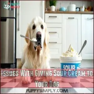 Issues With Giving Sour Cream to Your Dog
