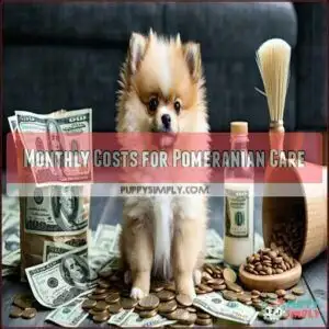 Monthly Costs for Pomeranian Care