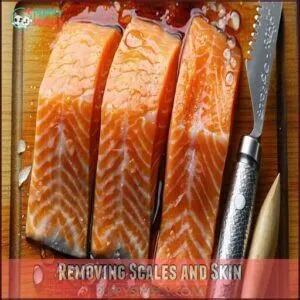 Removing Scales and Skin