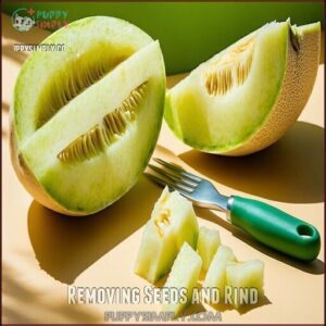 Removing Seeds and Rind