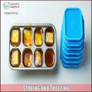 Storing and Freezing