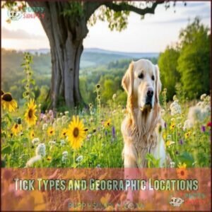 Tick Types and Geographic Locations